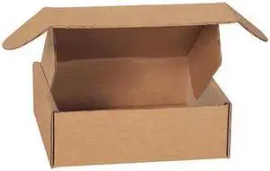 PARTNERS BRAND MFL12124K Deluxe Literature Mailers, 12" x 12" x 4", Kraft,