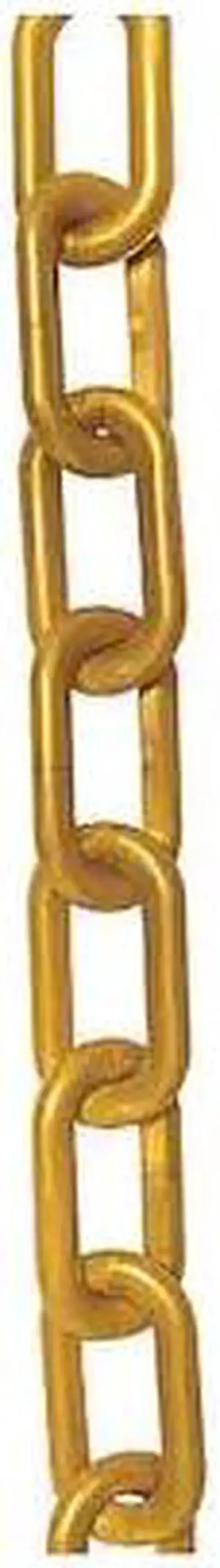 MR. CHAIN 50009-500 Plastic Chain,2" x 500 ft.,Gold