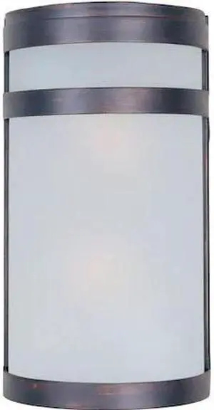 MAXIM 5002FTOI Arc 2-Light 6.5" Wide Oil Rubbed Bronze Outdoor Wall Sconce