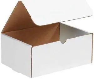 PARTNERS BRAND M964 Literature Mailers, 9" x 6 1/4" x 4", White, 50/Bundle