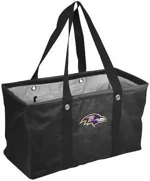 LOGO BRANDS 603-765-CR1 Baltimore Ravens Crosshatch Picnic Caddy