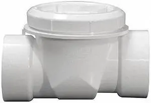 JONES STEPHENS B04300 Backwater Valve Backwater Valve, PVC, Socket