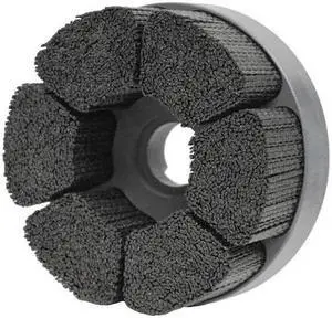 WEILER 86198 Burr-Rx6"MaximumDensityShell-MillHolderDiscBrush80CGCrimped