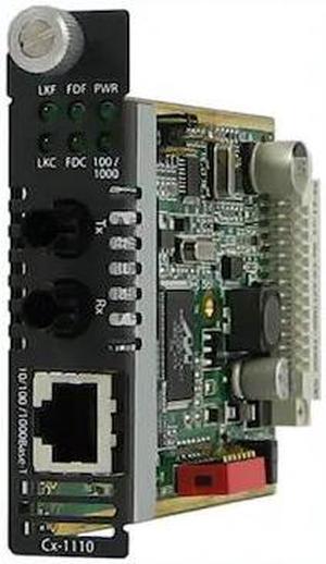 Perle CM-1110-S2ST10 Gigabit Ethernet Media and Rate Converter