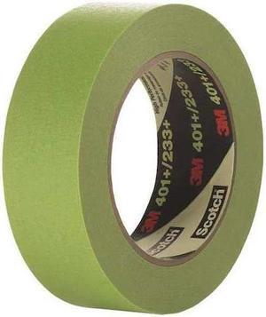 3M 401+ Masking Tape,Green,60 yd.,Rubber