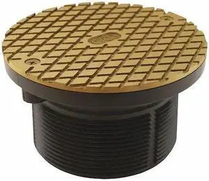 JONES STEPHENS D59901 Plastic Spud, 6-1/8", CVR, Plug, PVC, 3-1/2"