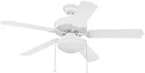 CRAFTMADE END52WW5PC1 5 Blades, 3 Speeds, 120V/60 Hz, 52 in W