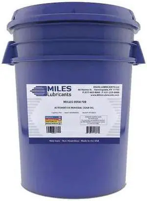 MILES LUBRICANTS M00600603 5 gal Gear Oil Pail Not Specified ISO Viscosity, Not