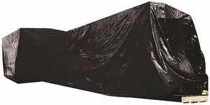 PARTNERS BRAND CF608B Poly Sheeting, 6 Mil, 8' x 100', Black , 1/Case