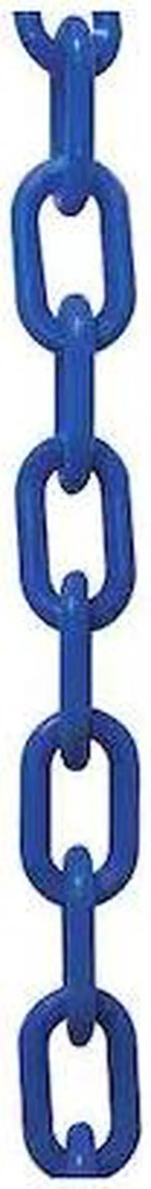 MR. CHAIN 50006-300 Plastic Chain,2" x 300 ft.,Blue