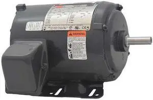 DAYTON 48ZJ83 Three-Phase General Purpose Motor, 1 HP, 56H Frame, 230/460V AC