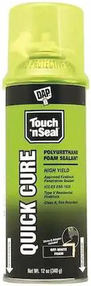 TOUCH 'N SEAL 7565000057 Spray Foam Sealant, Straw Application Method 12 oz,