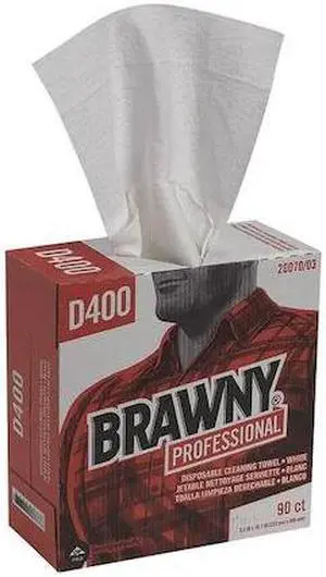 GEORGIA-PACIFIC 20070/03 Dry Wipe, Brawny Pro, Dispenser Box, Double Recreped