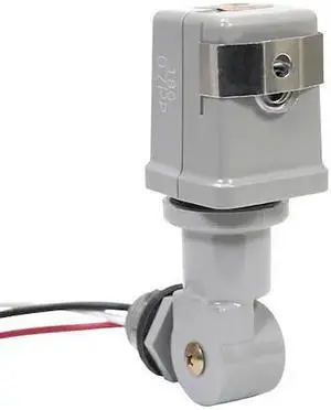 INTERMATIC K4221C Photocontrol, 120V AC, 1800 W Max Watt, 15 A Incandescent