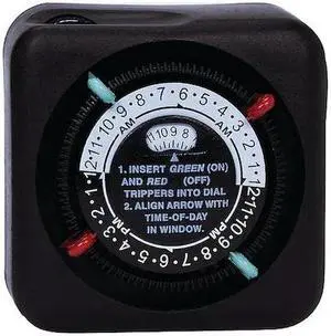 INTERMATIC TN111RM40 Timer, Mechanical, 120V, 9.5A, Plug In
