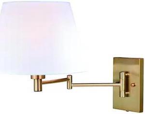 VAXCEL W0261 Chapeau Swing Arm Light Brass