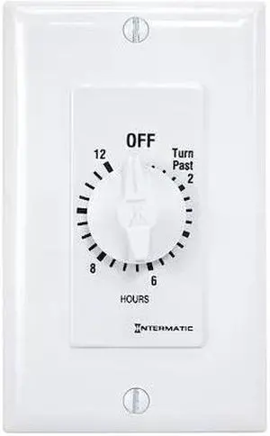 INTERMATIC FD12HWC Timer,Spring Wound,12 Hr