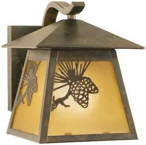 Vaxcel OW50573OA Whitebark 7-Inch Outdoor Wall Light, Olde World Patina