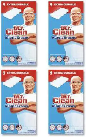 MR. CLEAN 82038 Magic Eraser Extra Durable, 4 3/5 x 2 2/5, 7/10 in Thick,