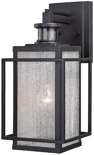 VAXCEL T0469 Hyde Bronze Motion Sensor Dusk to Dawn Outdoor Mission Wall Light