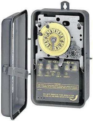 INTERMATIC T1472BR Electromechanical Timer,24 Hour,4pst