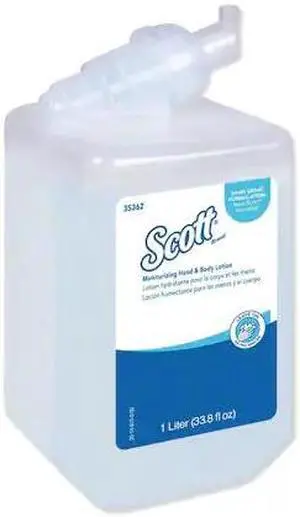 SCOTT KCC 35362CT Control Moisturizing Hand and Body Lotion, Fresh Scent, 1L