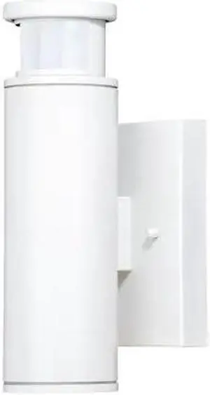 VAXCEL T0343 Chiasso White LED Motion Sensor Dusk to Dawn Dark Sky Outdoor Wall