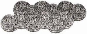 Stainless Steel Scrubbers, Medium Size, 12 per Box