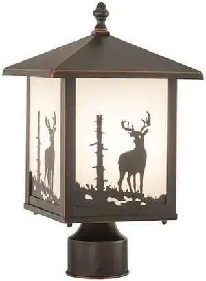 VAXCEL OP33585BBZ Bryce 8in Outdoor Post Light Bronze