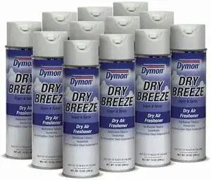 DYMON 70220 Dry Breeze Aerosol Air Freshener, Sugar & Spice, 10 oz, PK12