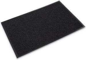 Needle-Rib Wiper/Scraper Mat, Polypropylene, 36 x 48, Charcoal