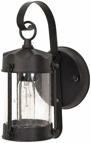 NUVO 60-635 1-Light 11 in. Wall Lantern Piper Lantern with Clear Seed Glass NUVO 60-635 1-Light 11 in. Wall Lantern Piper Lantern with Clear Seed Glass