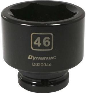 DYNAMIC D020046 3/4" Drive Standard Socket, Black Phosphate, Tools 3/4" Drive 6