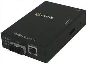 Perle S-110-S2SC20 Fast Ethernet Stand-Alone Media and Rate Converter