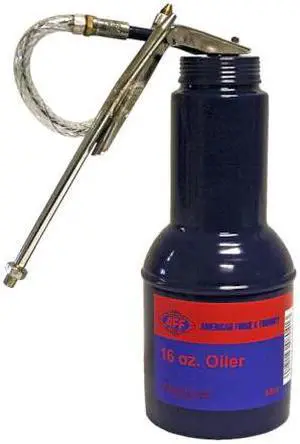AMERICAN FORGE & FOUNDRY 8041 Lubrication Oil Can, Long Neck, 6 oz Capacity,