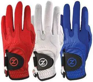 ZERO FRICTION GL70025 Cabretta Elite (Red, White, and Blue),PK3