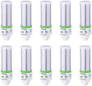 HYLITE HL-OB-8W-G24-35K LED Omni Repl Lamp for 18W/26W CFL, 8W, 898 Lumens,