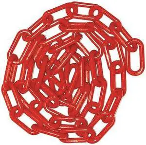 MR. CHAIN 30005-300 Plastic Chain,1 1/2" x 300 ft,Red