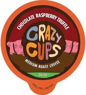 CRAZY CUPS WM-D-CC-Raspberry-22 Crazy Cups Flavored DECAF Chocolate Raspberry