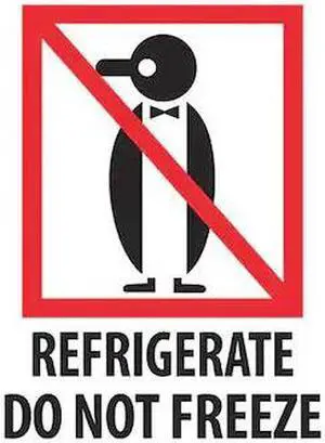 TAPE LOGIC IPM505 Tape Logic® Labels, "Refrigerate Do Not Freeze", 4 x 6",