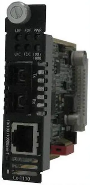 PERLE SYSTEMS 05051600 C-1110-M2Sc05 Media Converter