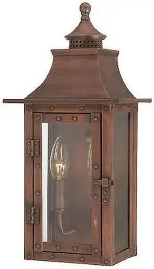 ACCLAIM LIGHTING 8302CP Wall Light,2-Light,Acopper Patina