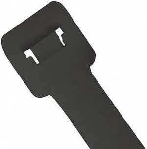 PARTNERS BRAND CTUV21120 Cable Tie, 21 in L, Black, 120 lb Strength, 100 PK