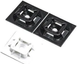 PANDUIT ABM100-A-C Cable Tie Mount,Adhesive Backed,PK100