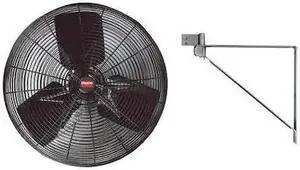 DAYTON 2LY99 Light-Duty Industrial Fan 20" Non-Oscillating , 115VAC ,