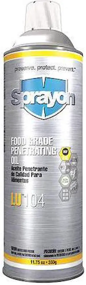 SPRAYON S00104000 16 oz, Aerosol Can, Synthetic Oil, Colorless