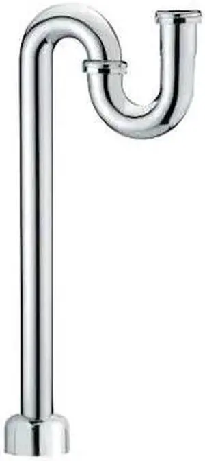 EVERFLOW 12914-K S-Trap w/Flange, w/Box Escutcheon for Tubular Drain