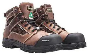 ROYER 5628AG 6-Inch Work Boot,M,11,Brown,PR