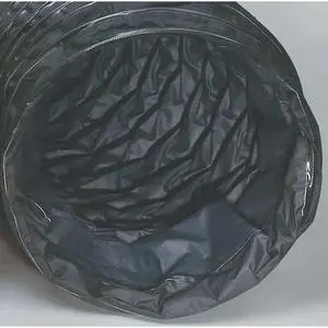 ALLEGRO INDUSTRIES 9650-25EX Statically Conductive Duct,25 ft.,Black