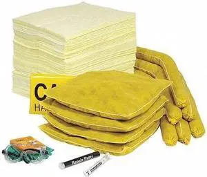 SPILLTECH RSPKHZ-50 Spill Kit Refill, 43 gal Volume Absorbed per Kit, 50 gal